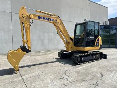 2016 Komatsu PC56-7 Midigraafmachine – kavel bij Dome Auctions, Oostkamp