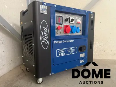 Ford FDT20200 diesel stroomgenerator – kavel bij Dome Auctions, Waasmunster