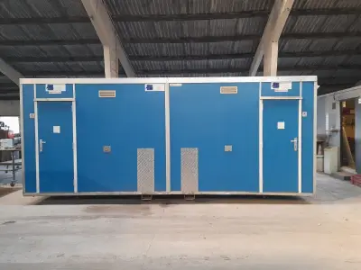 ATB douche container sanitaire unit – kavel bij Dome Auctions, Diksmuide