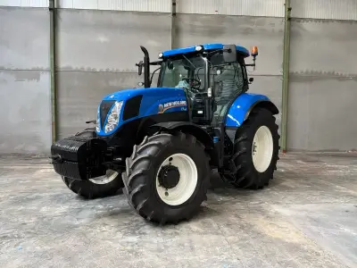 2014 New Holland T7.185 4-wiel aangedreven landbouwtractor – kavel bij Dome Auctions, Depot Deinze