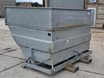 2019 Bauer Südlohn BKC 500 Kiepcontainer – kavel bij Dome Auctions, Roeselare