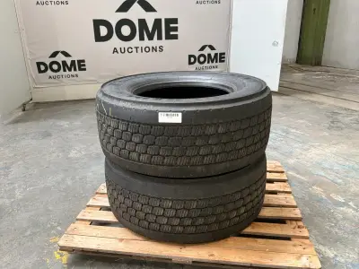 Michelin XFN 2 Antisplash Trailerbanden (2x) – kavel bij Dome Auctions, Depot Deinze