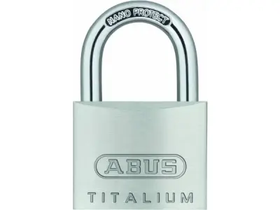 4x ABUS Hangslot titalium - 30mm - aluminium/beugel gehard staa – kavel bij XL Auctions
