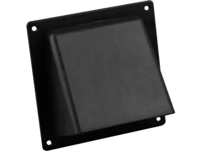 Nedco Gevelklep - Ventilatie - Kunststof - Ø 150 mm - Zwart – kavel bij XL Auctions
