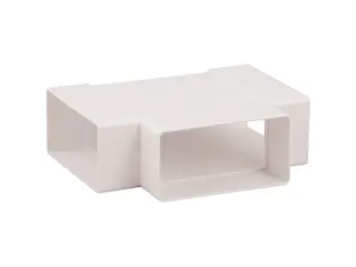 2x Nedco t-stuk horizontaal 90° 110x54mm kunststof wit – kavel bij XL Auctions