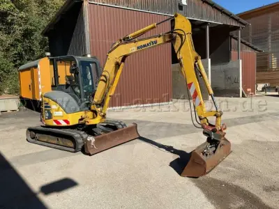 1 Bagger Komatsu PC50 MR-2 (5 Tonnen) – foto 2 – kavel bij Zoll-Auktion, Ansbach