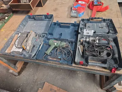 Elektrische gereedschappen Bosch GSB 21 -2rct – kavel bij Auctim, B-9100 9100 Sint-Niklaas, Aerschotstraat 114