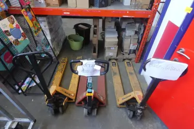 3x Transpallet – kavel bij Openbare Verkopen, Gent