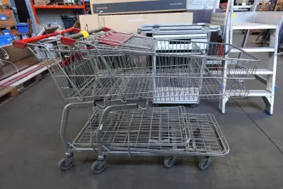 2x Winkelkar – kavel bij Openbare Verkopen, Gent
