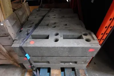 12x Herasvoet + 2x heras – kavel bij Openbare Verkopen, Gent
