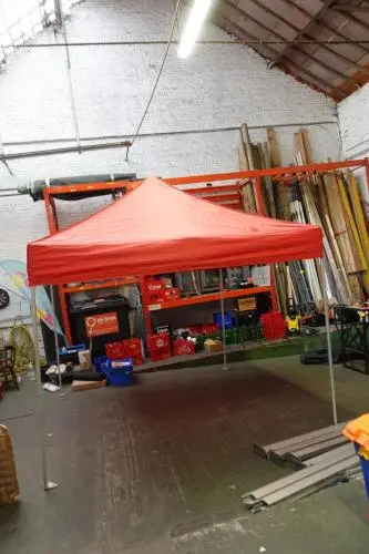 Alu vouwtent – kavel bij Openbare Verkopen, Gent