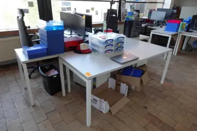 3x Bureau-eiland – kavel bij Openbare Verkopen, Gent