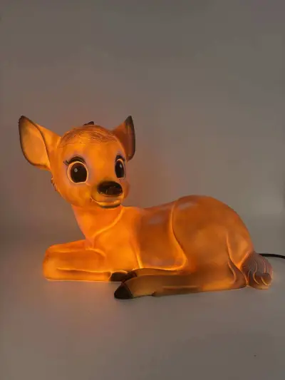 Vintage Heico Bambi lamp – kavel bij De Kringwinkel, Gent