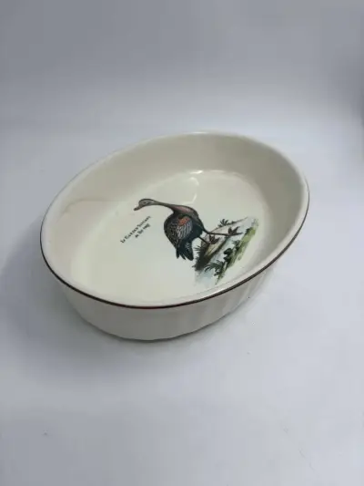 Villeroy & Boch Vilbofour Paradiso Ovale Ovenschotel – "Le Canard Siflant au Bec rouge" – kavel bij De Kringwinkel, Gent