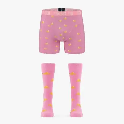 TON SUR TON - Boxershort + Kousen - Bananas – kavel bij Openbare Verkopen, Kooigem