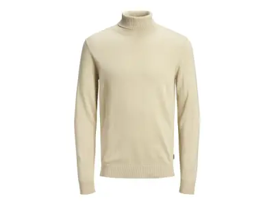 Jack & Jones Emil Knit Roll Neck Oatmeal - M – kavel bij XL Auctions