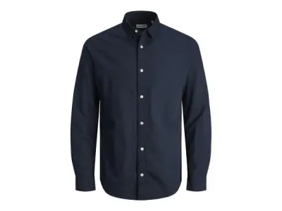 Jack & Jones Linen Blend Overhemd Navy Blazer - L – kavel bij XL Auctions