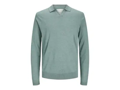 Jack & Jones Cigor Linen Split Neck Trui Lily Pad - M – kavel bij XL Auctions