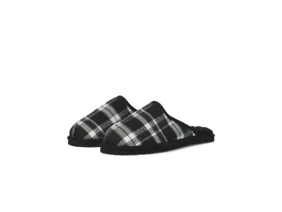 Jack & Jones Dudely Microfiber Pantoffel Checked Zwart - 43 – kavel bij XL Auctions