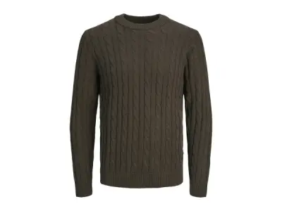 Jack & Jones Ross Knit Crew Neck Mulch - M – kavel bij XL Auctions