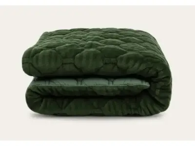 HappyBed 140x200 dekbed Teddy Plush Dark Green – kavel bij XL Auctions