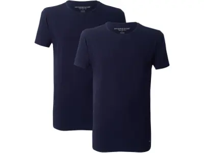 McGregor Premium stretch t-shirt 2-pack o-neck blauw maat M – kavel bij XL Auctions