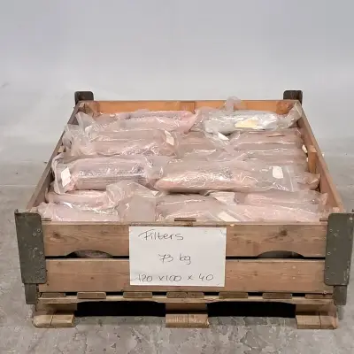 Partij vloeistoffen filterelementen – kavel bij Domeinen Roerende Zaken, Groningen