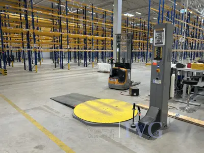 Drehteller-Palettenwickler ATLANTA Avvolgitore Wrapping Machine – kavel bij IVG, Oyten