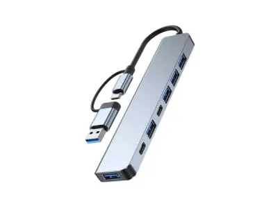 7 in 1 hub - USB-A en USB-C – kavel bij XL Auctions
