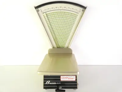 Burman - Mechanische weegschaal tot 2 kg – kavel bij De Kringwinkel, Heverlee