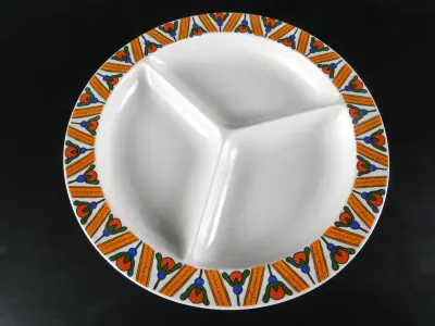 Villeroy & Boch vintage serveerschaal met 3 vakken – kavel bij De Kringwinkel, Heverlee