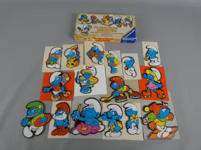 Smurfen puzzels – kavel bij De Kringwinkel, Diest