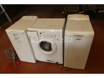 3 Wasmachines – kavel bij Auctelia, Courcelles