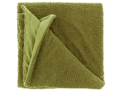 3x Unique Living - Plaid Romie 150x200cm Moss Green – kavel bij XL Auctions