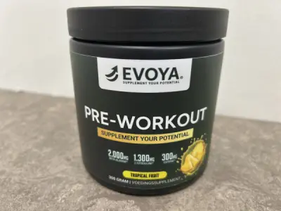 5x Evoya pre-workout Tropical fruit 300g – kavel bij XL Auctions