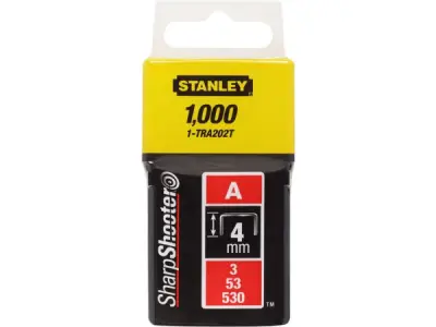4x Stanley Nieten 4mm Type A - 1000 Stuks – kavel bij XL Auctions