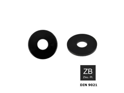 3x QlinQ Blackline carrosseriering DIN 9021 M 6 (18x1,5) zwart – kavel bij XL Auctions