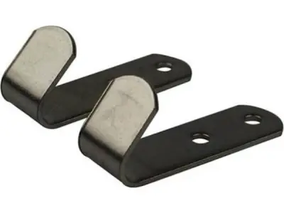 3x LOAD carrosseriehaak, RVS (RVS), mat eigen kleur, 65mm hoog – kavel bij XL Auctions