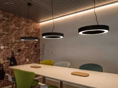 4 x Solo Arena 60 Led pendellamp zwart – kavel bij Auctim, Free delivery within 1-3 weeks after receipt of payment