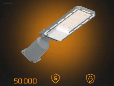 8 x G-tec DAK PRO 50 Straatlantaarn Led – kavel bij Auctim, Free delivery within 1-3 weeks after receipt of payment