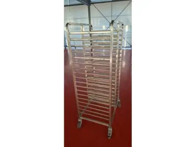 1 Regalwagen Rieber Edelstahl – kavel bij Zoll-Auktion, München