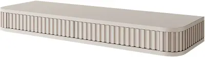 OVARLO wandkaptafel met 2 lades, beige, 113 cm – kavel bij GSD Auctions, Zoeterwoude