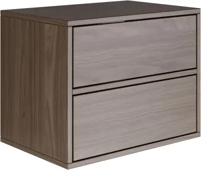 Selsey Nachtkastje, hangend en zwevend, Wisconsin Walnut – kavel bij GSD Auctions, Zoeterwoude