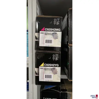 Toner C925H2 Magenta und Gelb für Lexmark – kavel bij Justiz-Auktion, Dresden