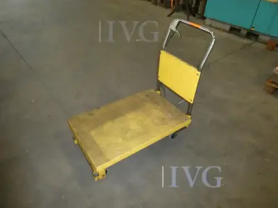 mobiler Scherenhubtisch (gelb) – kavel bij IVG, Velen