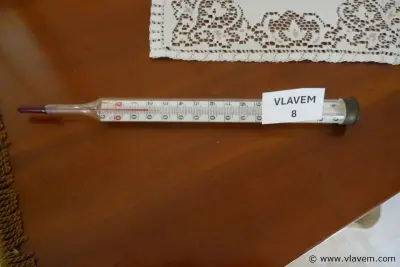Thermometer – kavel bij Vlavem