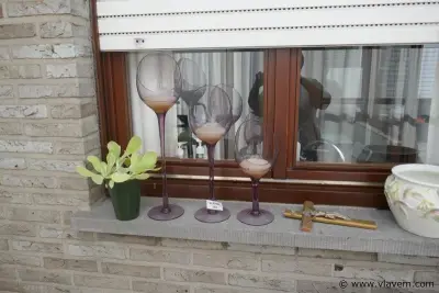 Decoratie in glas – kavel bij Vlavem