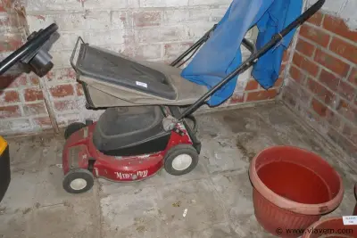 Grasmachine – kavel bij Vlavem