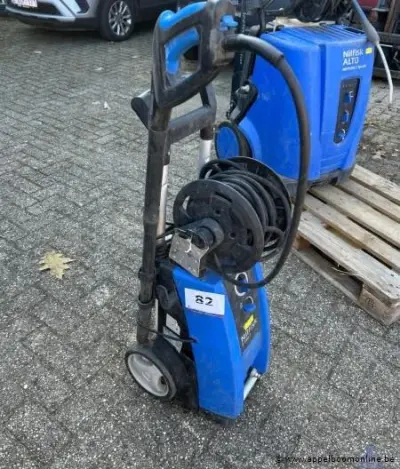 Hogedrukreiniger Nilfisk P 160.2-15 X-TRA, 3.3 kW, 230 V, inclusief slanghaspel, serienummer 15228645/18/2012. Werking niet gekend – kavel bij Appelboom