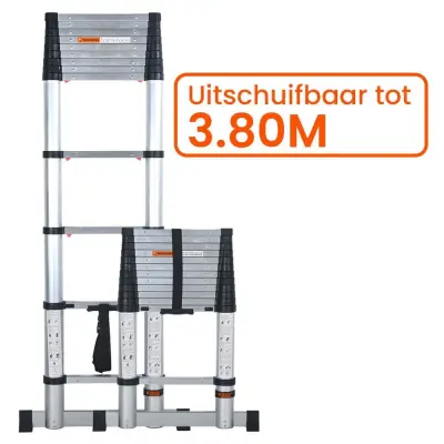Telescopische Ladder 380cm – kavel bij Hammertime
